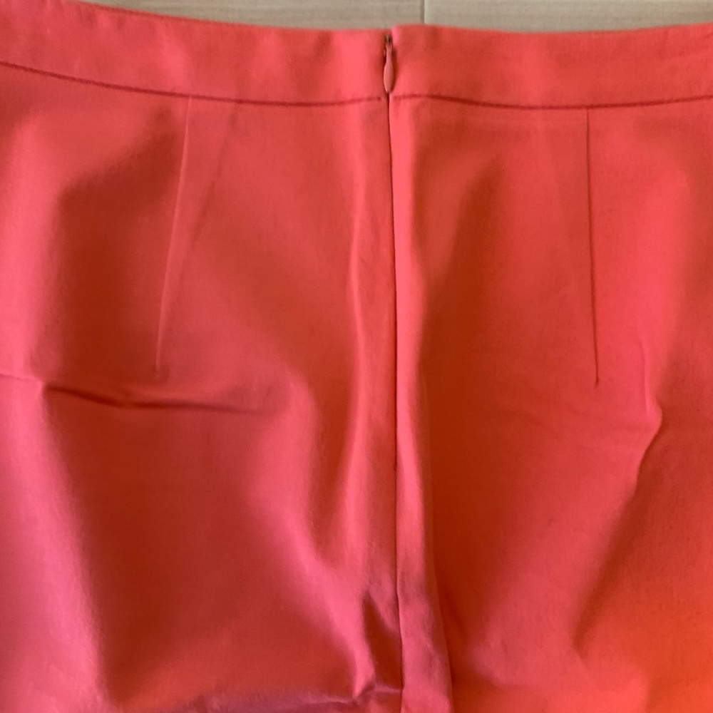 ❌SOLD❌ ✨HP✨ 🦋 3/$9 Banana Republic Orange red pink wrap pencil skirt size 6 - Picture 4 of 8